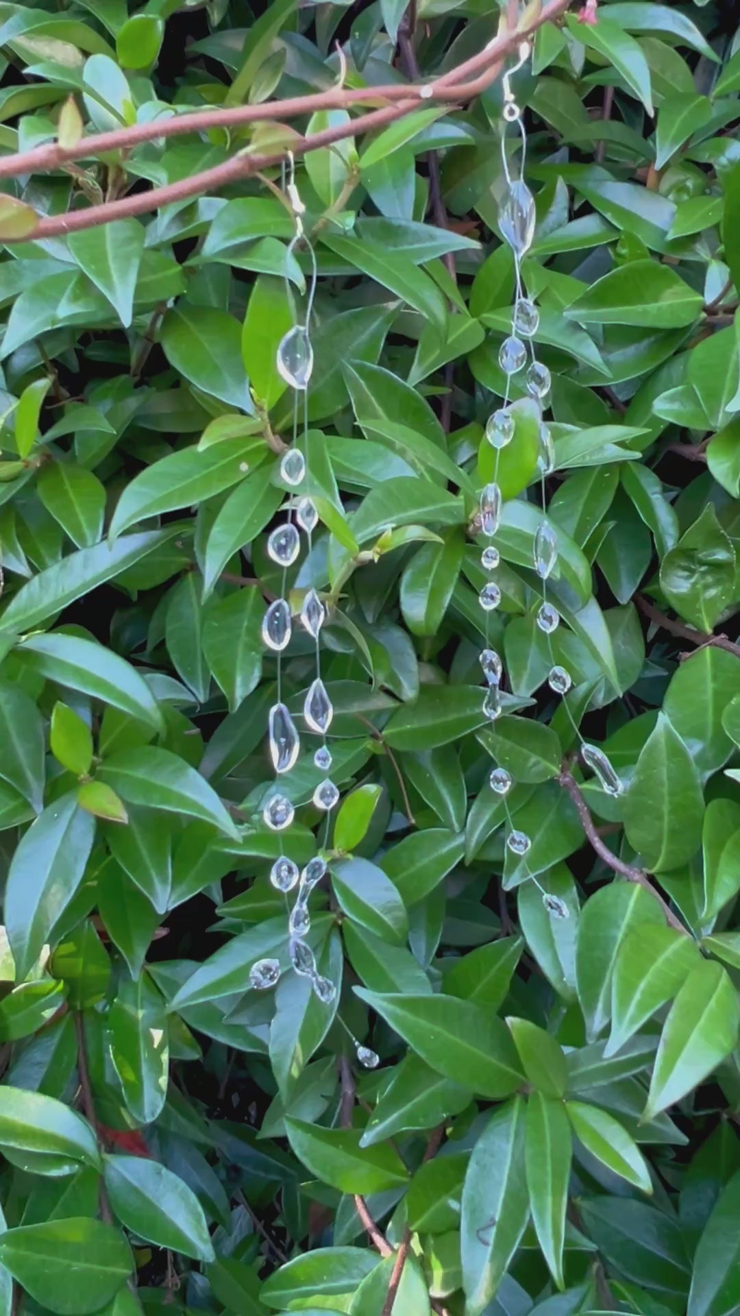 Long Clear Resin Raindrop Earrings: Ethereal Cascading Dangle Jewelry